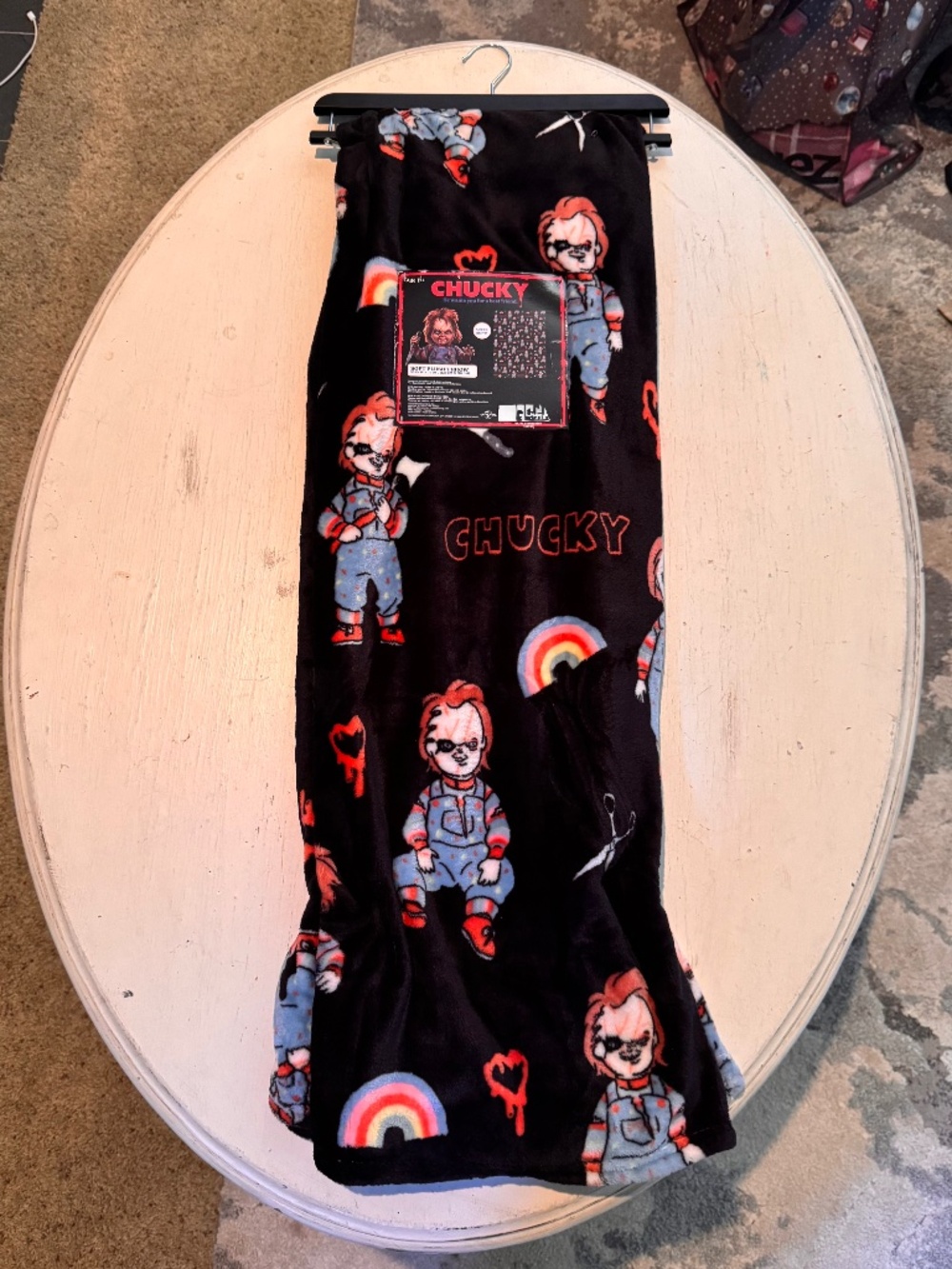 Chucky Horror Soft Plush Throw Blanket 50x70 NWT